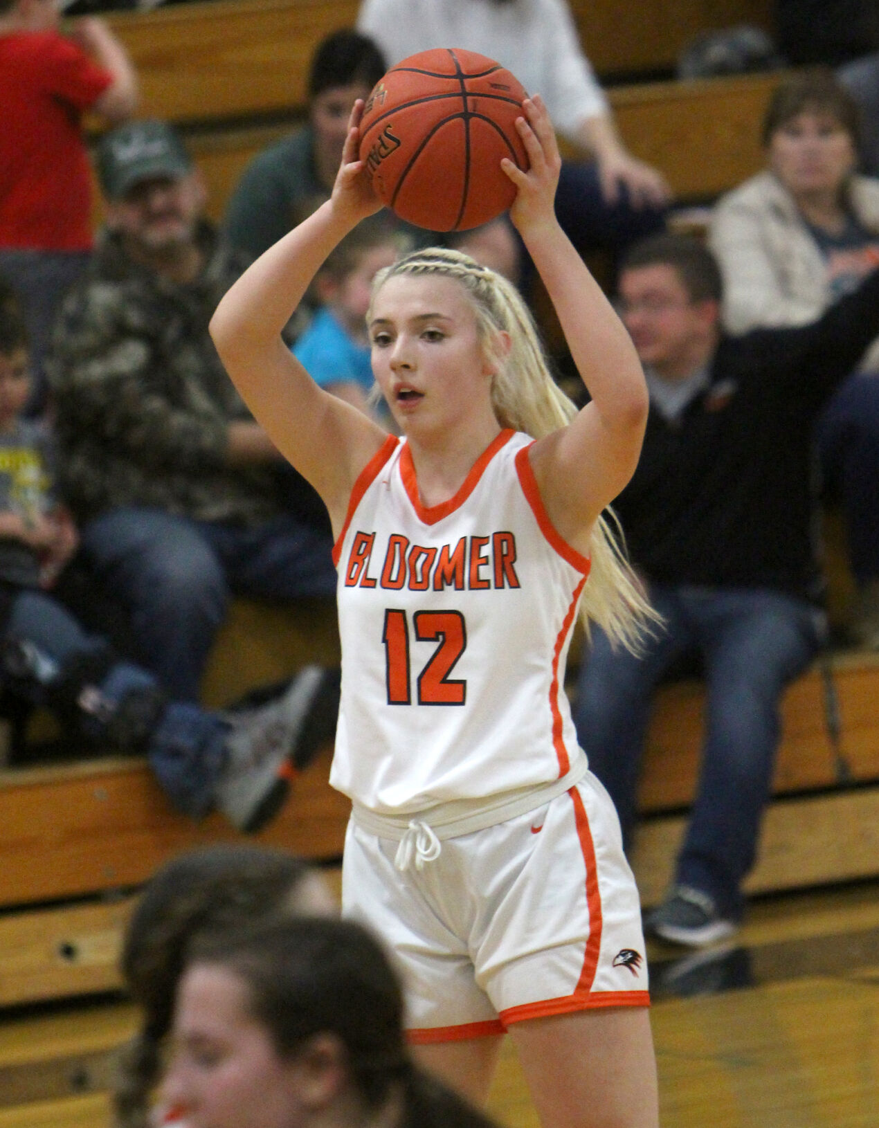Cameron at Bloomer girls basketball 1-16-23